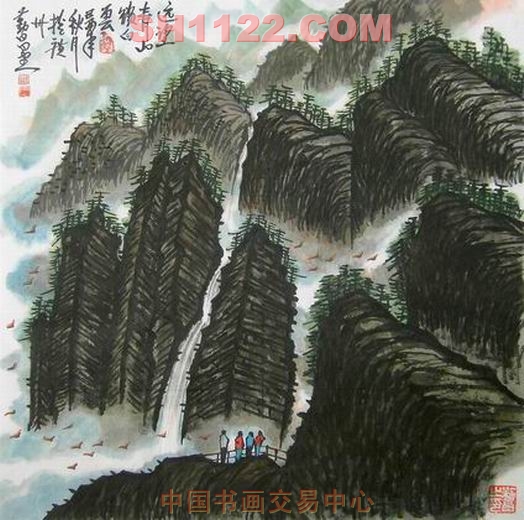 远望青山锁白云