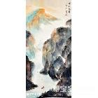 夔 门 之 晨(习永钦手指画精品) 山水画作品 类别: 国画山水作品