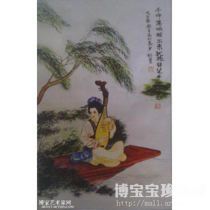 琵琶行 仕女人物画 吴玉华作品 类别: 仕女人物画