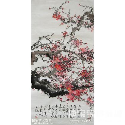 国画梅花1 写意梅兰竹菊 张秋辉作品 类别: 写意梅兰竹菊