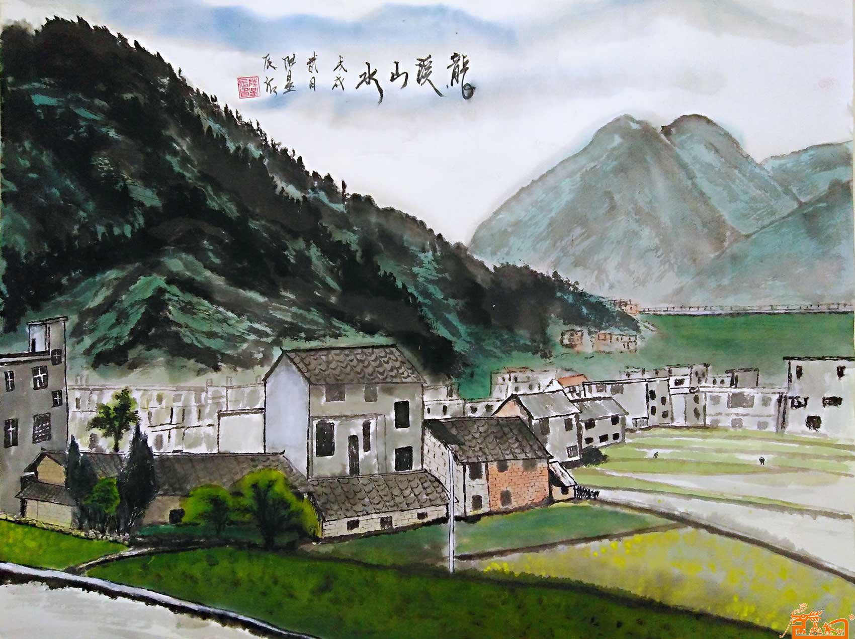 作品17-龙溪山水